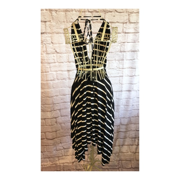 Ruby and Jenna Black and White Maxi Dress - Picture 2 of 3